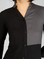 Bold Black Rayon Straight Kurtis My Store