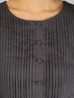 Graceful Grey Viscose Slub Kurtis My Store