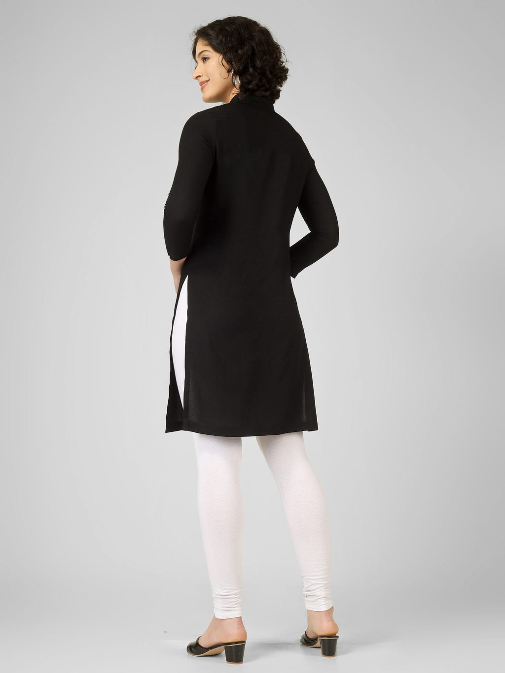 Premium Black Rayon Kurtis My Store