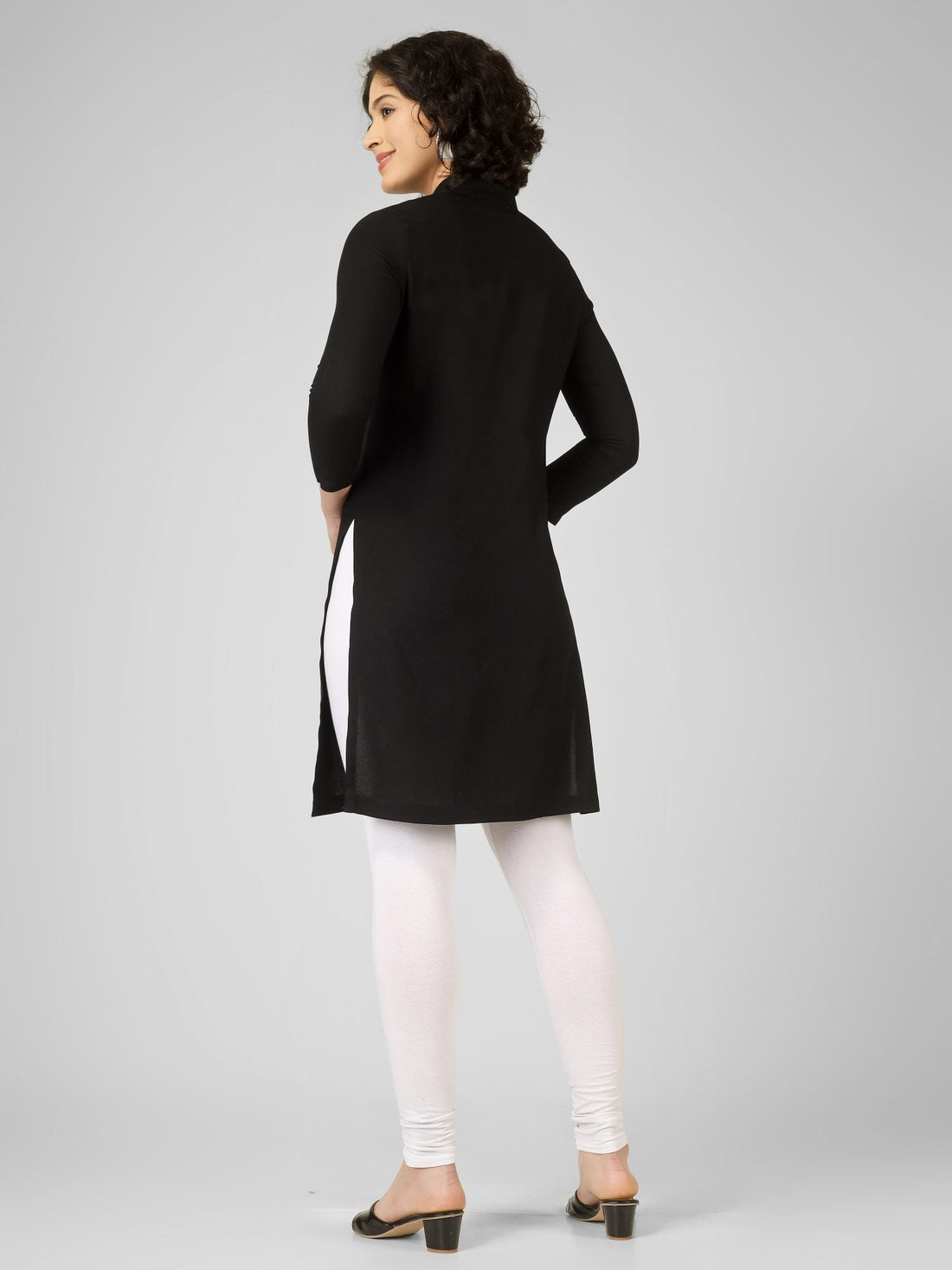 Premium Black Rayon Kurtis My Store