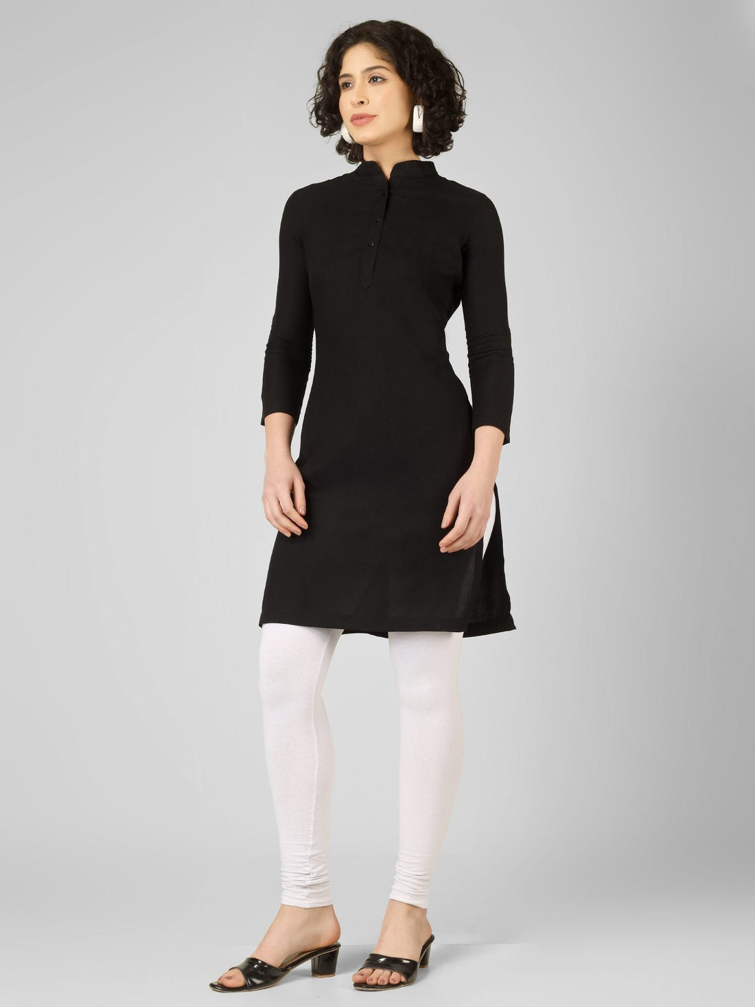 Premium Black Rayon Kurtis My Store