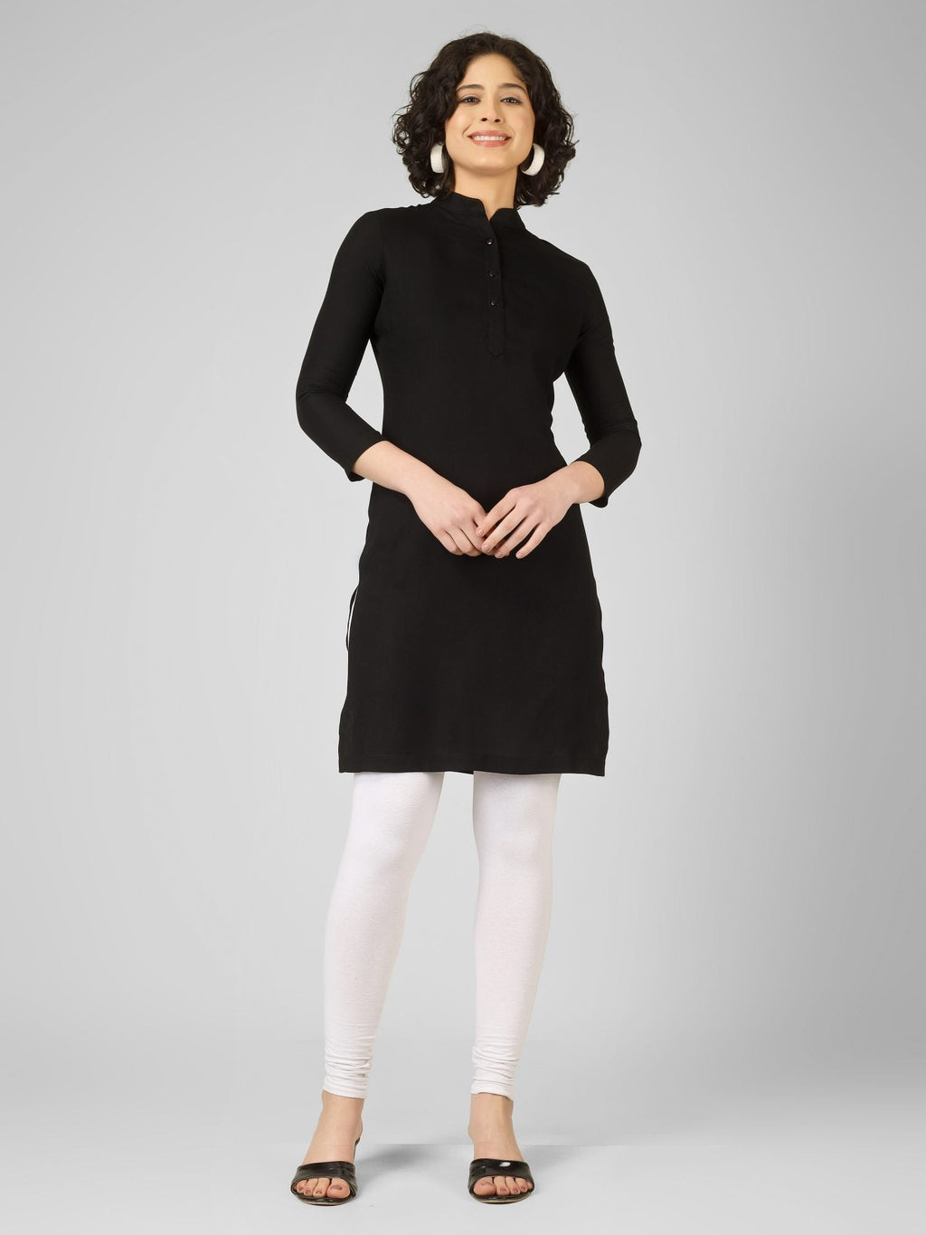 Premium Black Rayon Kurtis My Store
