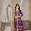 Flawless Purple Art Silk Anarkali Salwar Kameez – 60344-232-B