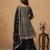 Gorgeous Black Georgette Palazzo Salwar Kameez – 60528-233-A