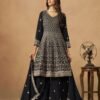 Gorgeous Black Georgette Palazzo Salwar Kameez – 60528-233-A