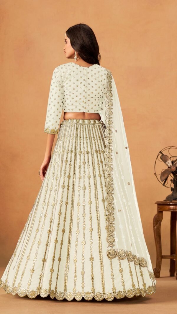 Graceful Cream Art Silk Traditional Lehenga Choli – 60546-2051