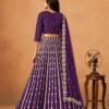 Vibrant Purple Art Silk Traditional Lehenga Choli – 60546-2052
