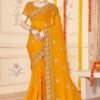 Confident Orange Moss Silk Traditional Saree – 60652-8486 Confident Orange Moss Silk Traditional Saree – 60652-8486