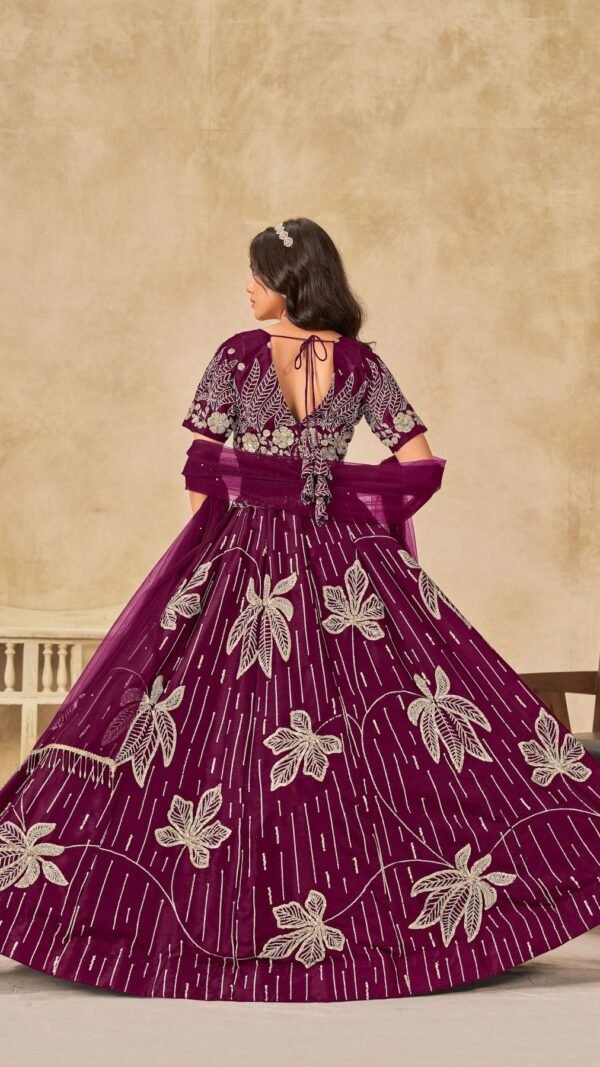 Exquisite Magenta Art Silk Classic Lehenga Choli – 60661-2062