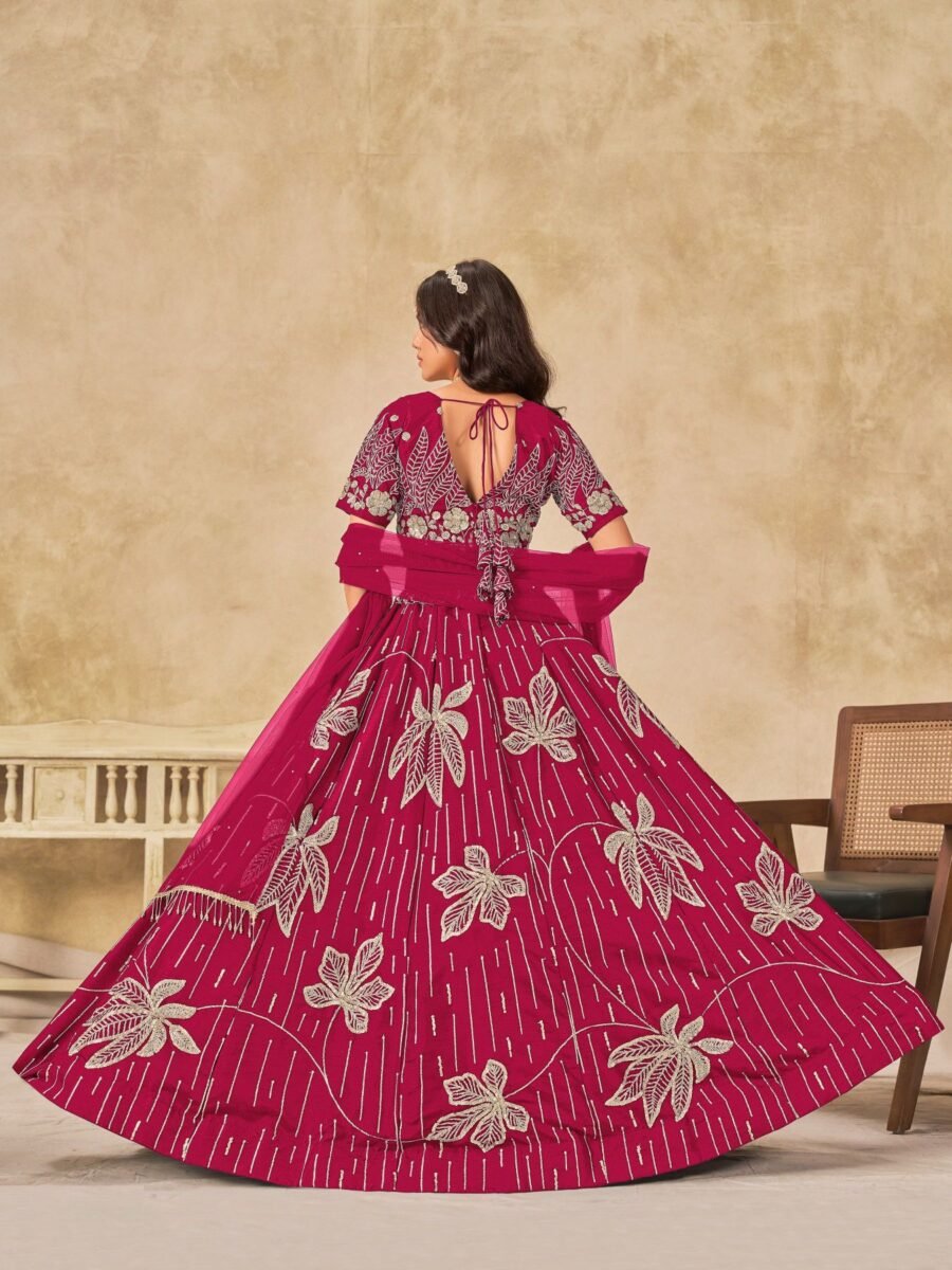 Fabulous Red Art Silk Classic Lehenga Choli – 60661-2064