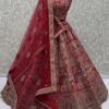 Dreamy Red Silk Traditional Lehenga Choli – 60556-2901-A