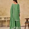 Timeless Green Chinon Palazzo Salwar Kameez – 61002-234-A