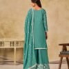 Radiant Sea Green Chinon Palazzo Salwar Kameez – 61002-234-C