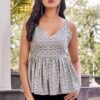 Trendy Grey Rayon Short Kurti – 61053-399