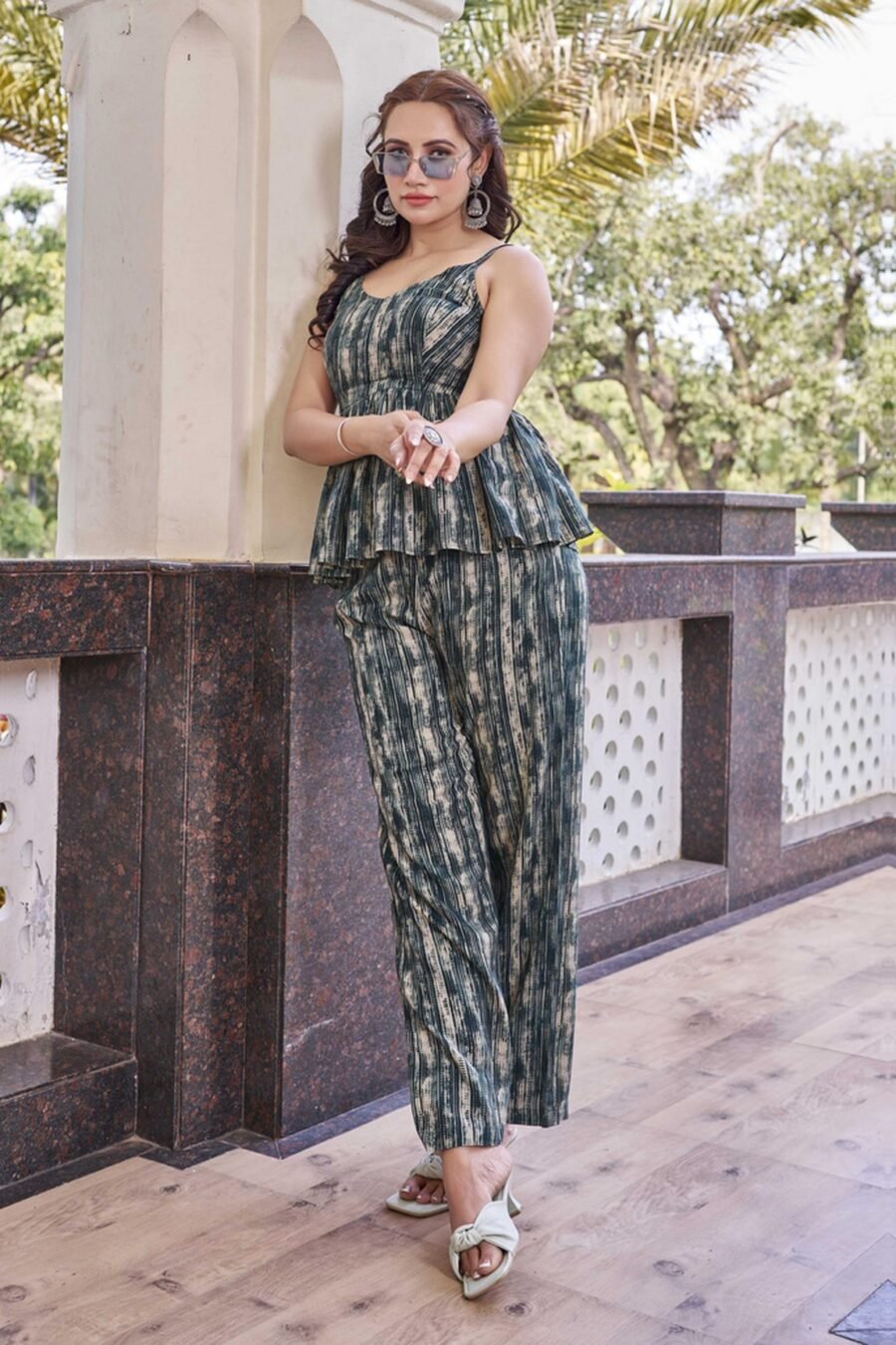 Refined Blue Rayon Short Kurti – 61053-402 Refined Blue Rayon Short Kurti – 61053-402