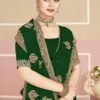 Confident Green Georgette Classic Saree – 61229-2755