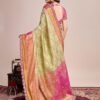 Radiant Olive Silk Weaving Saree – 61232-1231