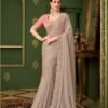 Fierce Grey Georgette Traditional Saree – 61295-211 Fierce Grey Georgette Traditional Saree – 61295-211
