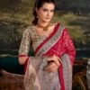 Polished Maroon Silk Bandhani Saree – 61311-7209-MRN