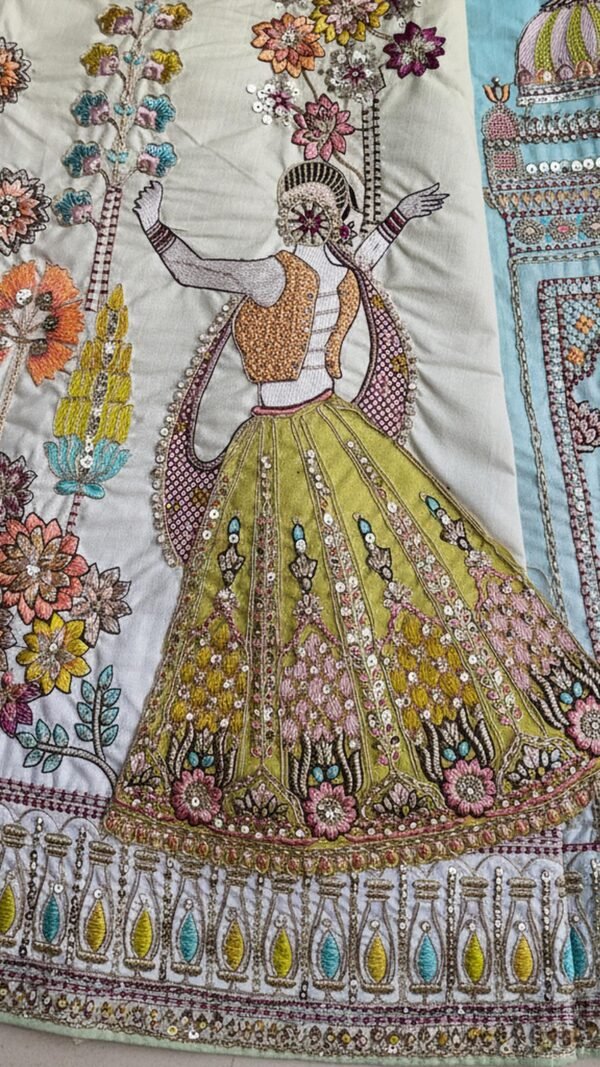 Striking Multi-Color Silk Classic Lehenga Choli – 61339-2926-B