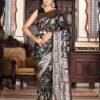 Enchanting Black Banasari Silk Weaving Saree – 61342-3001 Enchanting Black Banasari Silk Weaving Saree – 61342-3001