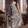 Enchanting Black Banasari Silk Weaving Saree – 61342-3001 Enchanting Black Banasari Silk Weaving Saree – 61342-3001