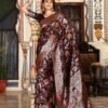 Refined Wine Banasari Silk Weaving Saree – 61342-3002 Refined Wine Banasari Silk Weaving Saree – 61342-3002