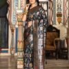 Classy Black Banasari Silk Weaving Saree – 61342-3003
