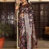 Trendy Wine Banasari Silk Weaving Saree – 61342-3005 Trendy Wine Banasari Silk Weaving Saree – 61342-3005