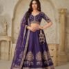 Confident Purple Silk Classic Lehenga Choli – 61376-2102Purple