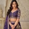 Confident Purple Silk Classic Lehenga Choli – 61376-2102Purple