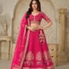 Iconic Pink Silk Classic Lehenga Choli – 61376-2102Rani