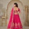 Iconic Pink Silk Classic Lehenga Choli – 61376-2102Rani