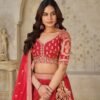 Timeless Red Silk Classic Lehenga Choli – 61376-2102Red