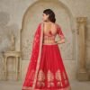 Timeless Red Silk Classic Lehenga Choli – 61376-2102Red