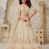 Chic Cream Silk Classic Lehenga Choli – 61376-2144Cream
