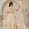 Chic Cream Silk Classic Lehenga Choli – 61376-2144Cream