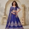 Vibrant Purple Silk Classic Lehenga Choli – 61376-2144Purple