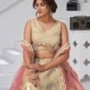 Ravishing Cream Banarsi Silk Classic Lehenga Choli – 61376-2150Cream
