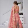 Delightful Pink Banarsi Silk Classic Lehenga Choli – 61376-2150Pink