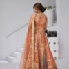 Polished Brown Banarsi Silk Classic Lehenga Choli – 61376-2150Rust