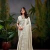 Exquisite Off White Kanjivaram Silk Weaving Saree – 61398-7404-OWT