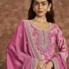 Modern Pink Dola Silk Straight Salwar Kameez – 56292-212-A