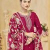 Enchanting Pink Silk Palazzo Salwar Kameez – 57268-218-D