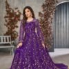 Dreamy Violet Net Anarkali Salwar Kameez – 57746-372