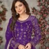 Dreamy Violet Net Anarkali Salwar Kameez – 57746-372