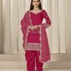 Magnetic Pink Chanderi Silk Patiala Salwar Kameez – 59760-229-D Magnetic Pink Chanderi Silk Patiala Salwar Kameez – 59760-229-D