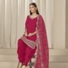 Magnetic Pink Chanderi Silk Patiala Salwar Kameez – 59760-229-D Magnetic Pink Chanderi Silk Patiala Salwar Kameez – 59760-229-D