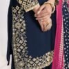 Confident Navy Blue Roman Silk Patiala Salwar Kameez – 60251-231-C Confident Navy Blue Roman Silk Patiala Salwar Kameez – 60251-231-C