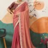 Dreamy Pink Banglori Silk Traditional Saree – 61402-14004